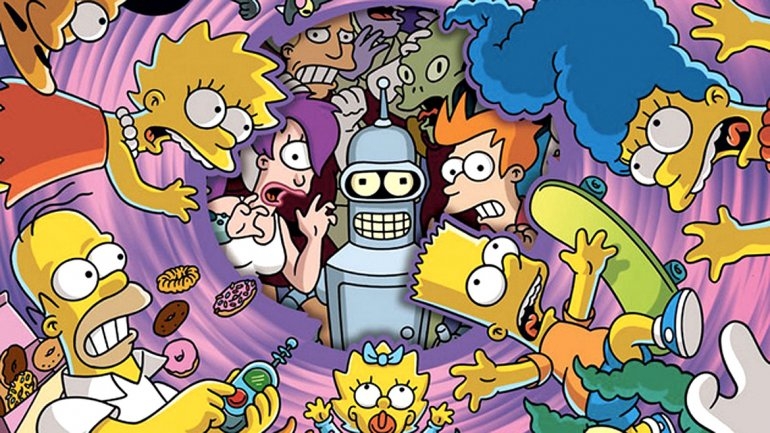 Los Simpson y Futurama tendrán capítulo juntos en noviembre