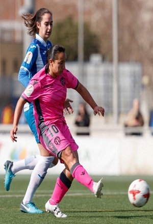 Charlyn Corral anotó cuatro goles en victoria del Levante sobre el Espanyol