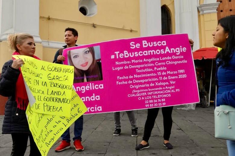 Confirman que cadáver de Angélica Landa fue hallado en el cerro de Chignautla
