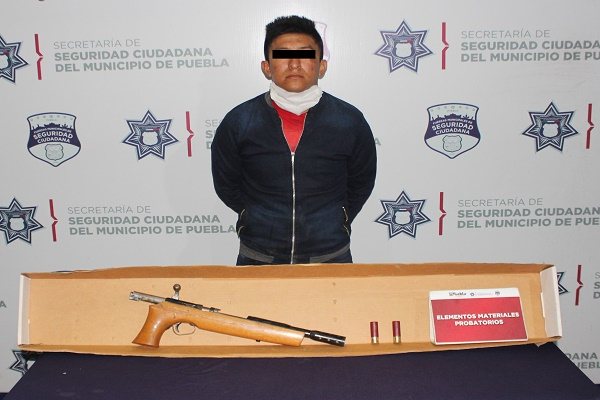 Seguridad Ciudadana detiene a multiasaltante de camiones en la autopista México-Puebla