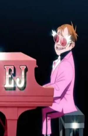 “The Pink Phantom”, la colaboración de Elton John con Gorillaz