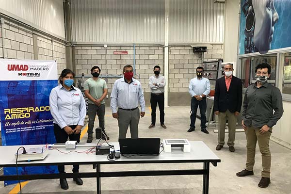 UMAD y ROMIHN desarrollan ventiladores para pacientes con COVID-19