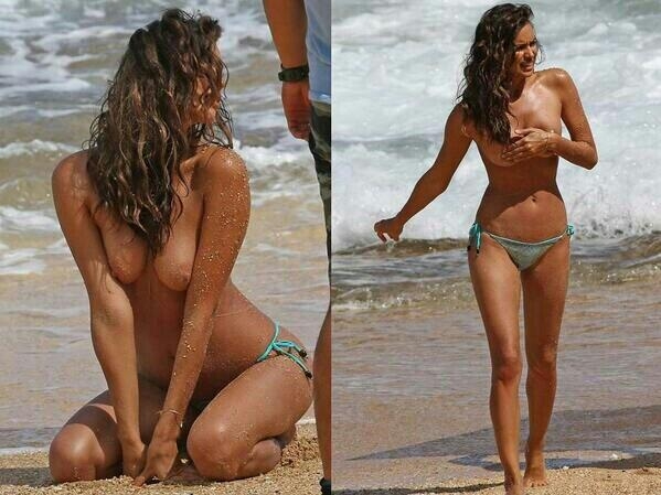 FOTOS: Irina Shayk captada en topless por paparazzi