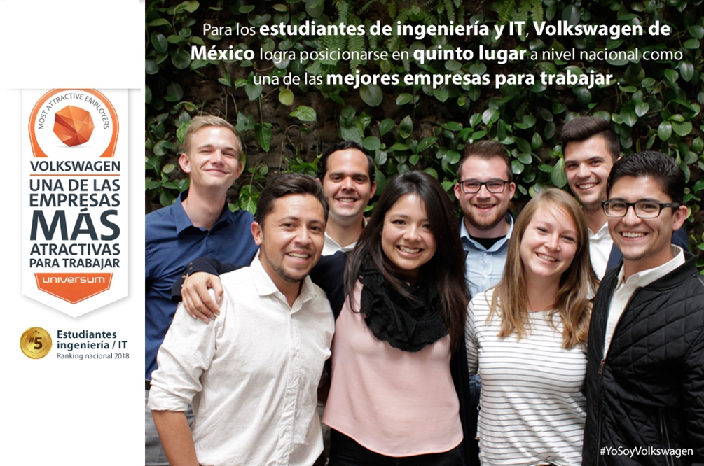 Volkswagen, entre las mejores empresas para trabajar en ingenierías