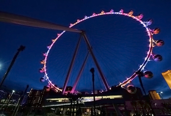 Las Vegas inaugura la rueda de la fortuna más alta del mundo
