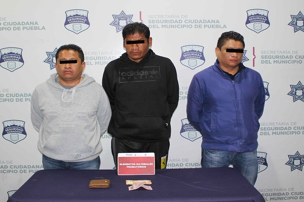 Asaltantes de transeúntes son capturados en Agua Santa