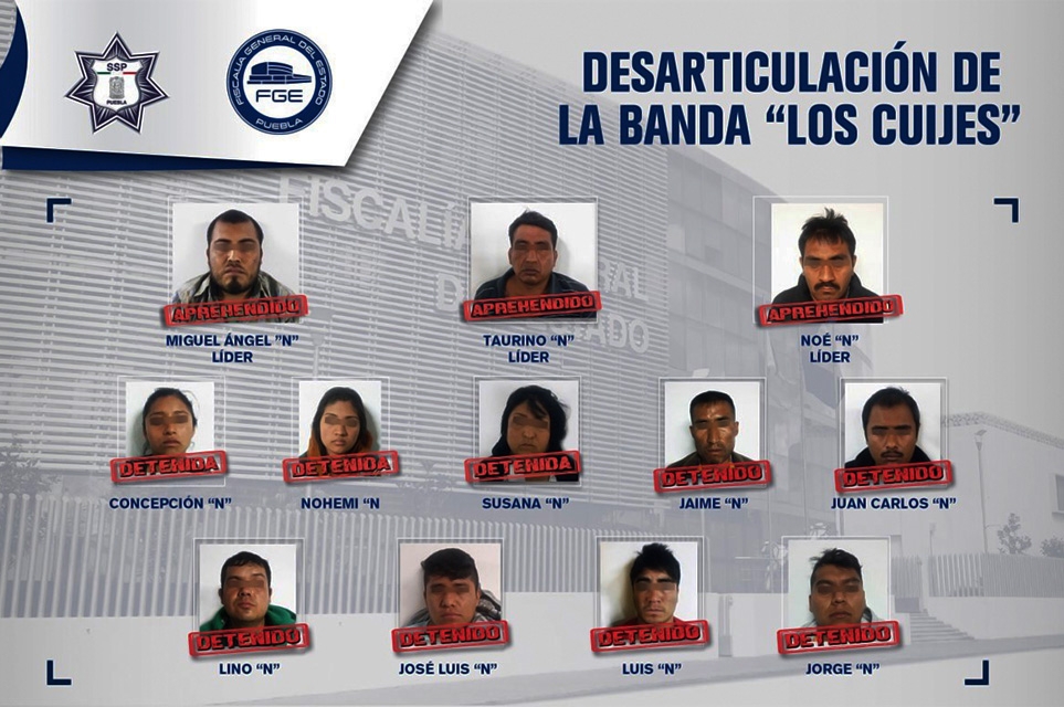 Prisión para 11 integrantes de “Los Cuijes”, homicidas y huachicoleros
