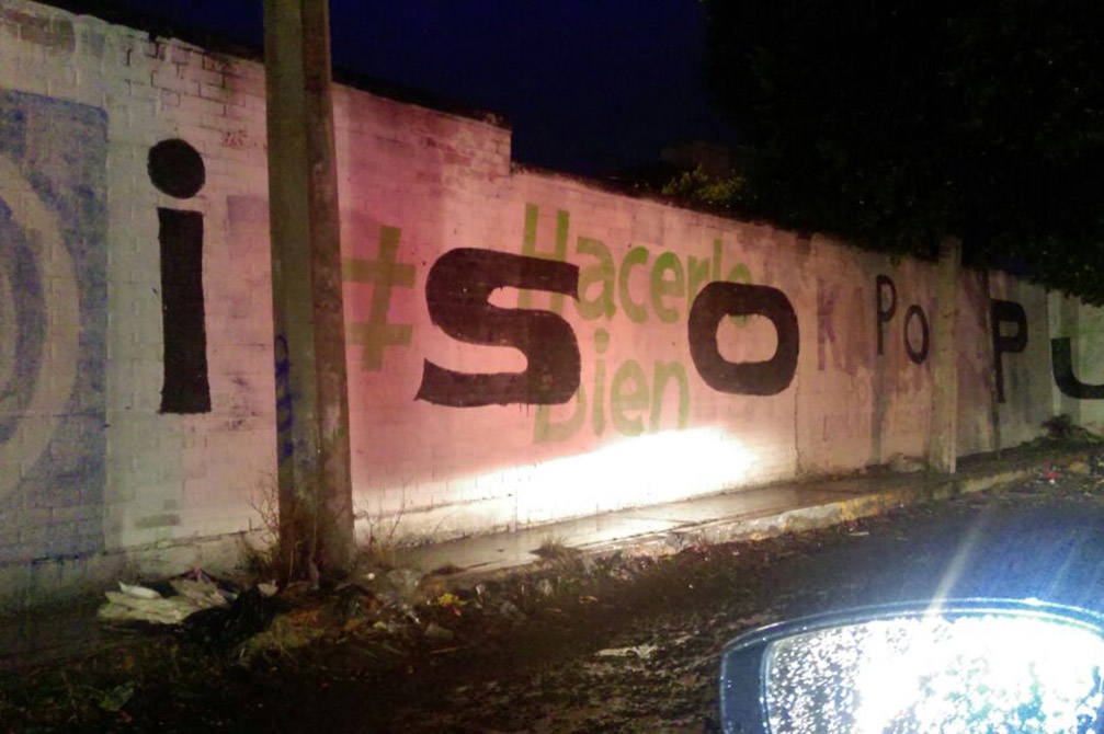 Karina Romero denuncia que CPP roba sus bardas
