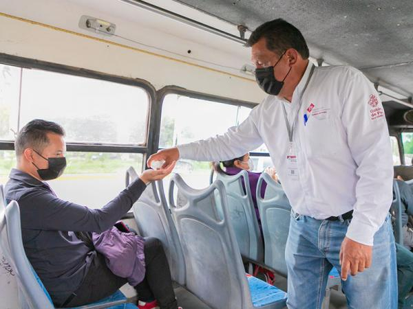 Movilidad y Transporte vigila cumplimiento de medidas sanitarias