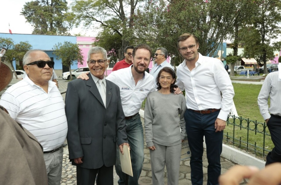 Luis Banck y Xabier Albizuri supervisan avances en obras ejecutadas en la capital