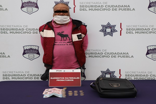 Asaltó Ruta 21 en la colonia Santa María, elementos de la SSC lo capturaron