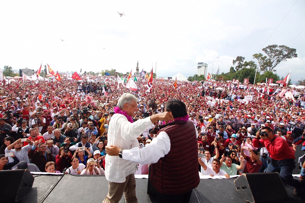 Morena cierra campaña en la plaza de La Victoria