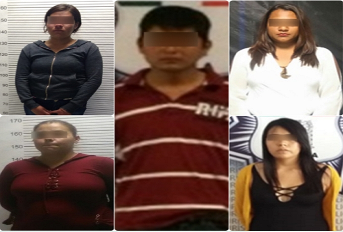 Farderas fueron detenidas en distintas tiendas de Puebla