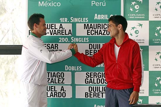 Puebla: Arranca el duelo México contra Perú en Copa Davis