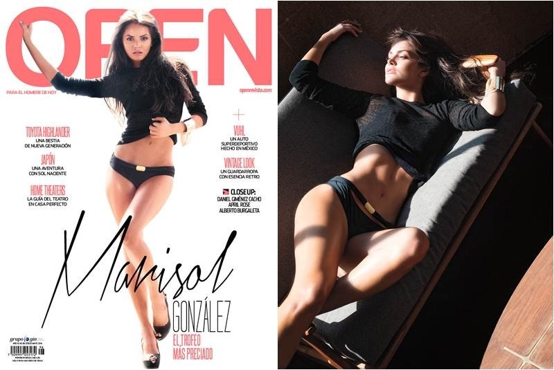 FOTOS: Marisol González, sensual para revista Open