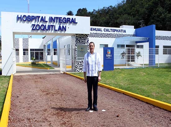 RMV inaugura Hospital Integral y Módulo de Medicina Tradicional de Zoquitlán