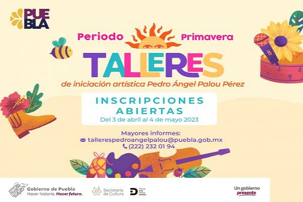 Secretaría de Cultura abre inscripciones para 35 talleres artísticos