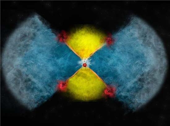 Así se ve el corazón de una estrella en explosión