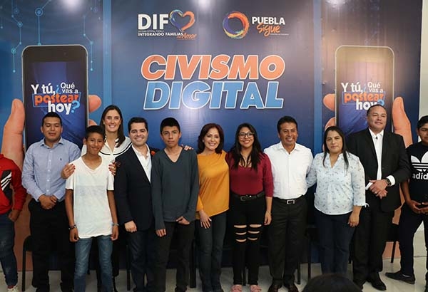 Dinorah López de Gali presenta la campaña “Civismo Digital”