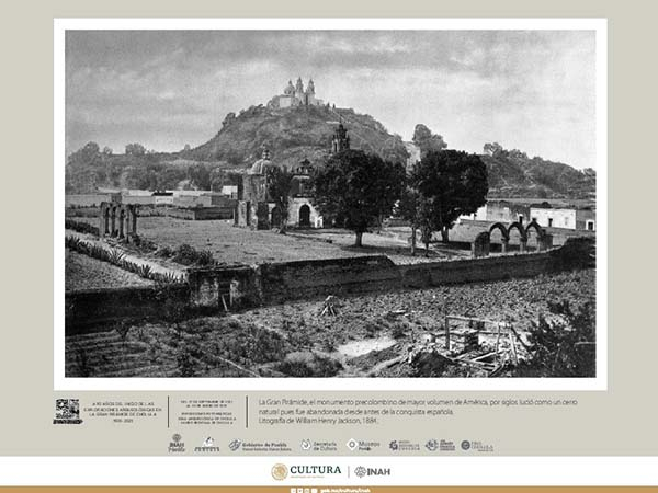 Celebran 90 años del inicio de exploraciones en basamento de la pirámide de Cholula