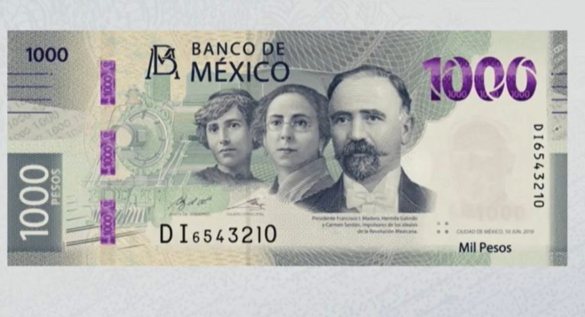 La poblana Carmen Serdán está en los nuevos billetes de 1000 pesos