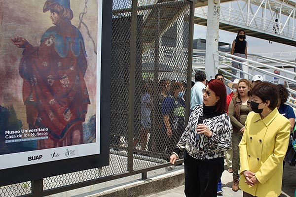 BUAP inaugura exposición en la valla perimetral del Complejo Cultural Universitario