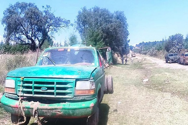Pipas con combustible robado son localizadas en Santa Rita Tlahuapan