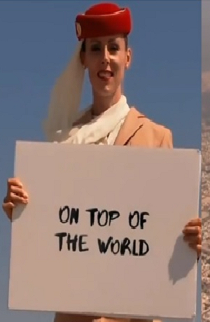 VIDEO: Fly Emirates impacta con comercial desde la punta del edificio Burj Khalifa