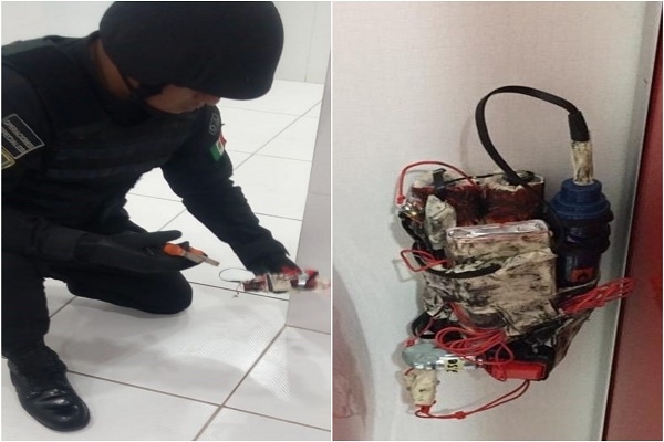 Policía de Puebla retiró presunto artefacto explosivo en la UVM