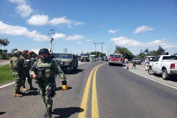 Fuga de hidrocarburo se registró en toma clandestina ubicada en Huauchinango