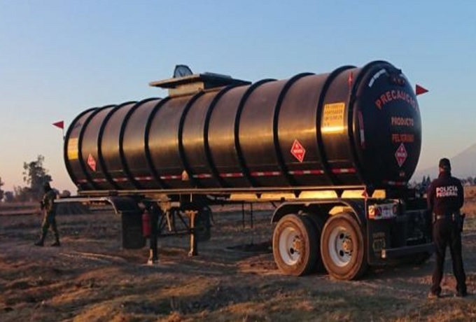 Decomisan más de 20 mil litros de combustible robado en Santa María Moyotzingo