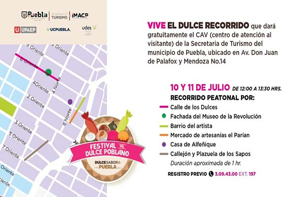 Ayuntamiento de Puebla inaugura el Festival del Dulce Poblano