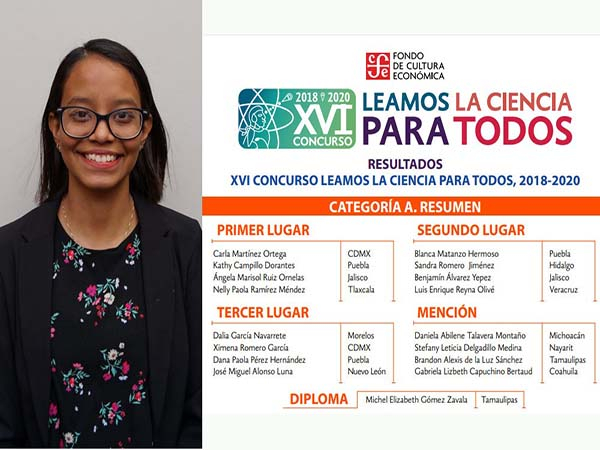 Alumna del IMM Zavaleta gana concurso a nivel nacional