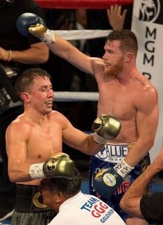 Golovkin evitó que Canelo estrenara guantes de su nueva marca