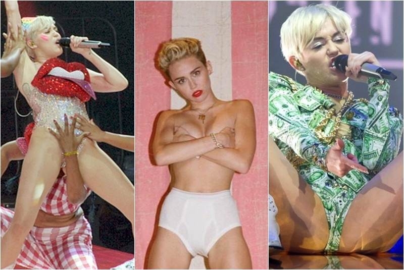 Miley Cyrus causa polémica con sexy show