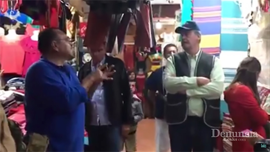 VIDEO: “Nos fallaste”, reclama ciudadano a Vicente Fox en Chiapas