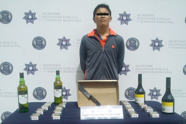 Asaltante de Oxxo fue capturado en San Bartolo