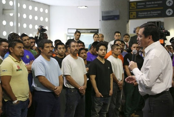 En un año, 13 mil migrantes mexicanos fueron repatriados desde EU