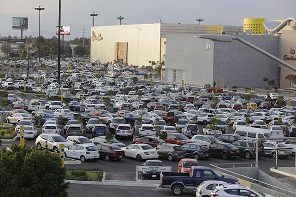 Muestra Google zonas de alta movilidad en Puebla el 23 de diciembre