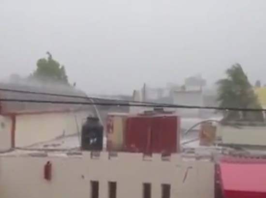 VIDEO: Captan paso de Odile por zona central de Baja California Sur