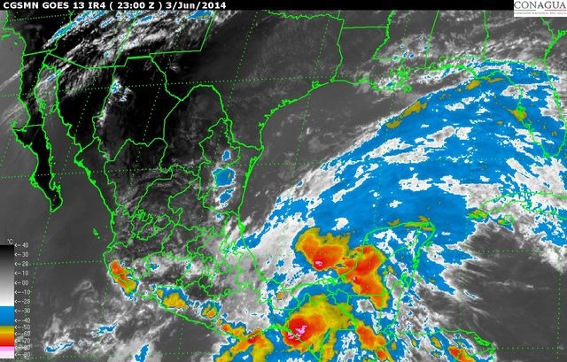 Tormenta Boris avanza a Chiapas y Oaxaca; hay 16 mil evacuados