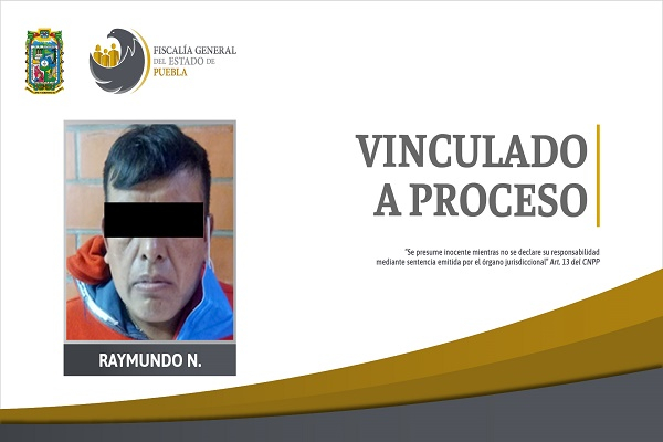 Fiscalía vincula a proceso a hombre que prostituía a su esposa en Puebla