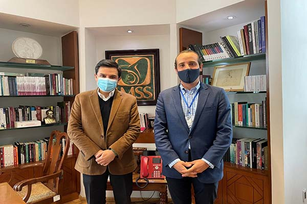 Mario Riestra se reúne con el titular del IMSS por el hospital San Alejandro
