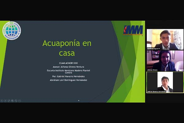 Estudiantes del IMM realizan proyecto de Acuaponía en Casa