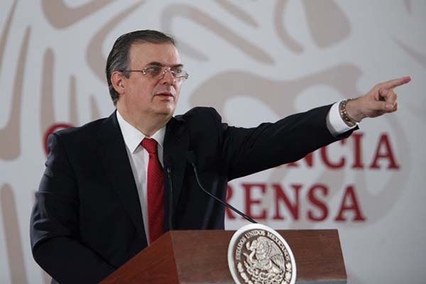 “No hacemos diplomacia de tuits”, responde Ebrard al gobierno de Trump