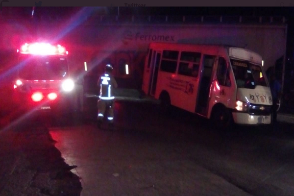Ruta 76 resultó arrollada por el tren en el bulevar Esteban de Antuñano