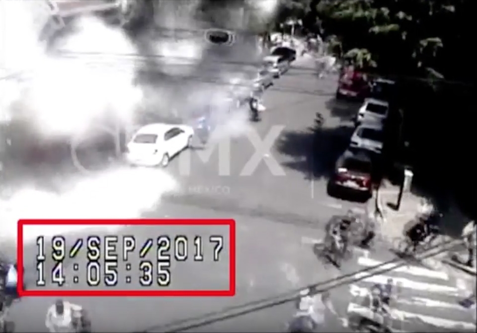VIDEO: Así se derrumbaron edificios en las colonias Roma y Condesa