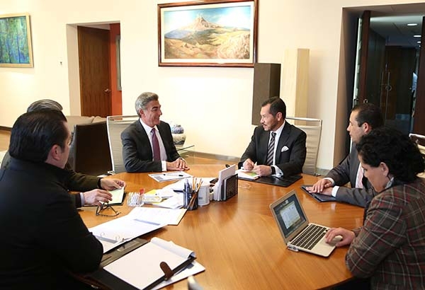 Tony Gali se reúne con el titular del Sistema Nacional de Seguridad Pública