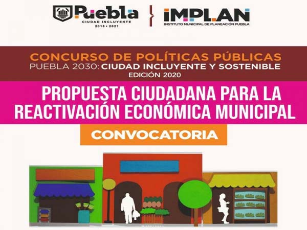 Gobierno de Claudia Rivera lanza concurso de políticas públicas “Puebla 2030: Ciudad incluyente y sostenible”