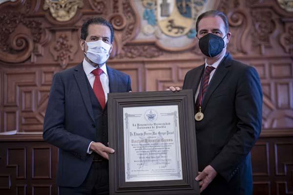 BUAP otorga Doctorado Honoris Causa al doctor Eduardo Ferrer Mac-Gregor Poisot